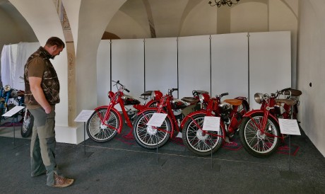 Výstava historických motocyklů